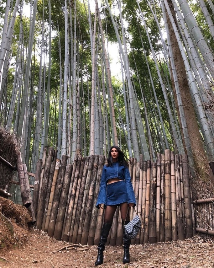 Kourtney Kardashian in vintage Alexander McQueen Kourtney Kardashian in vintage Alexander McQueen